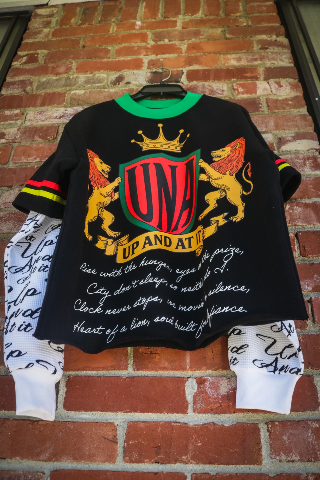 UNA Royal Crest jersey set
