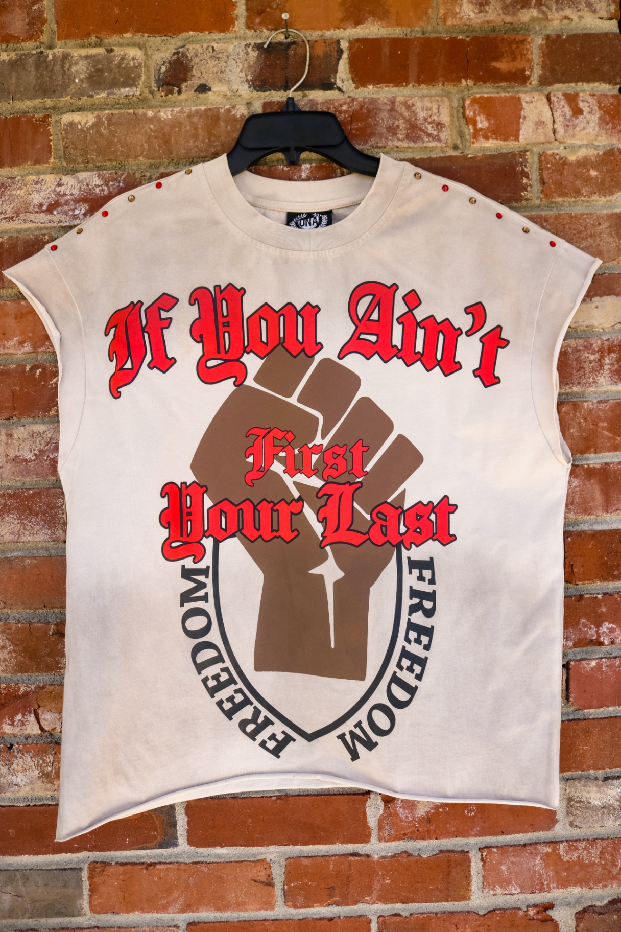 If You Ain't First Your Last muscle tee