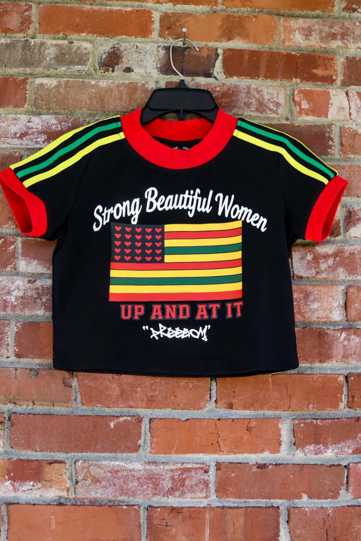 Strong Beautiful Women ringer tee