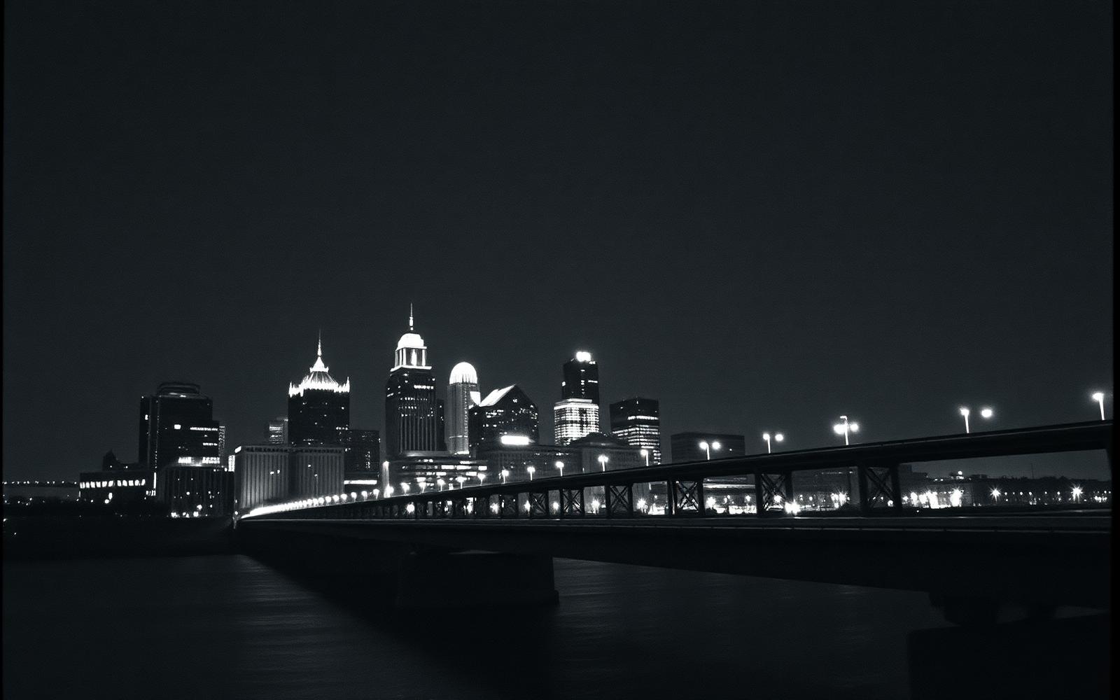 Memphis skyline at night